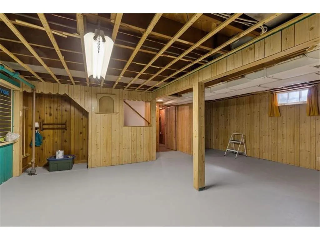 Basement, before renovation
