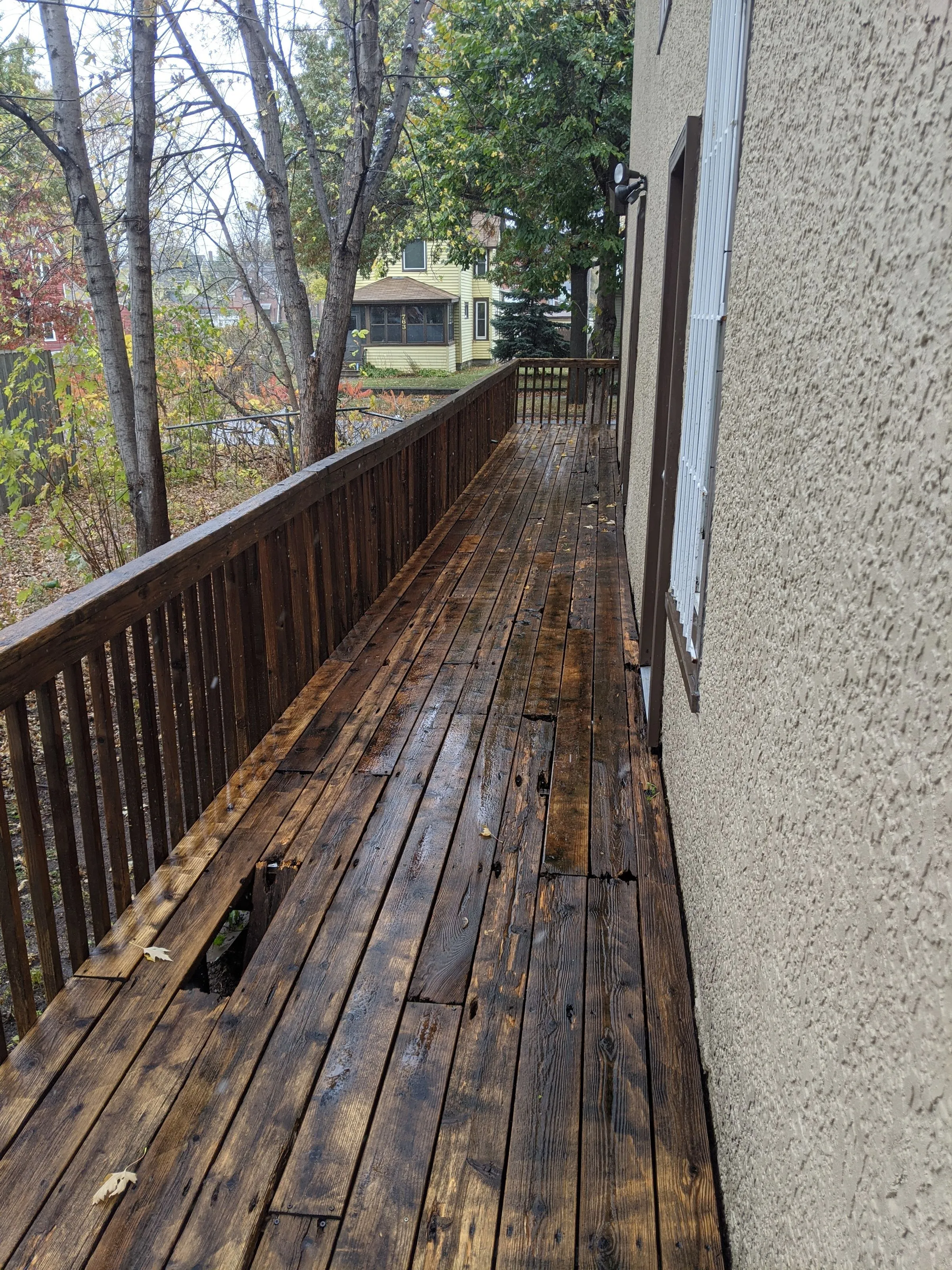 Ext Side Deck, before renovation