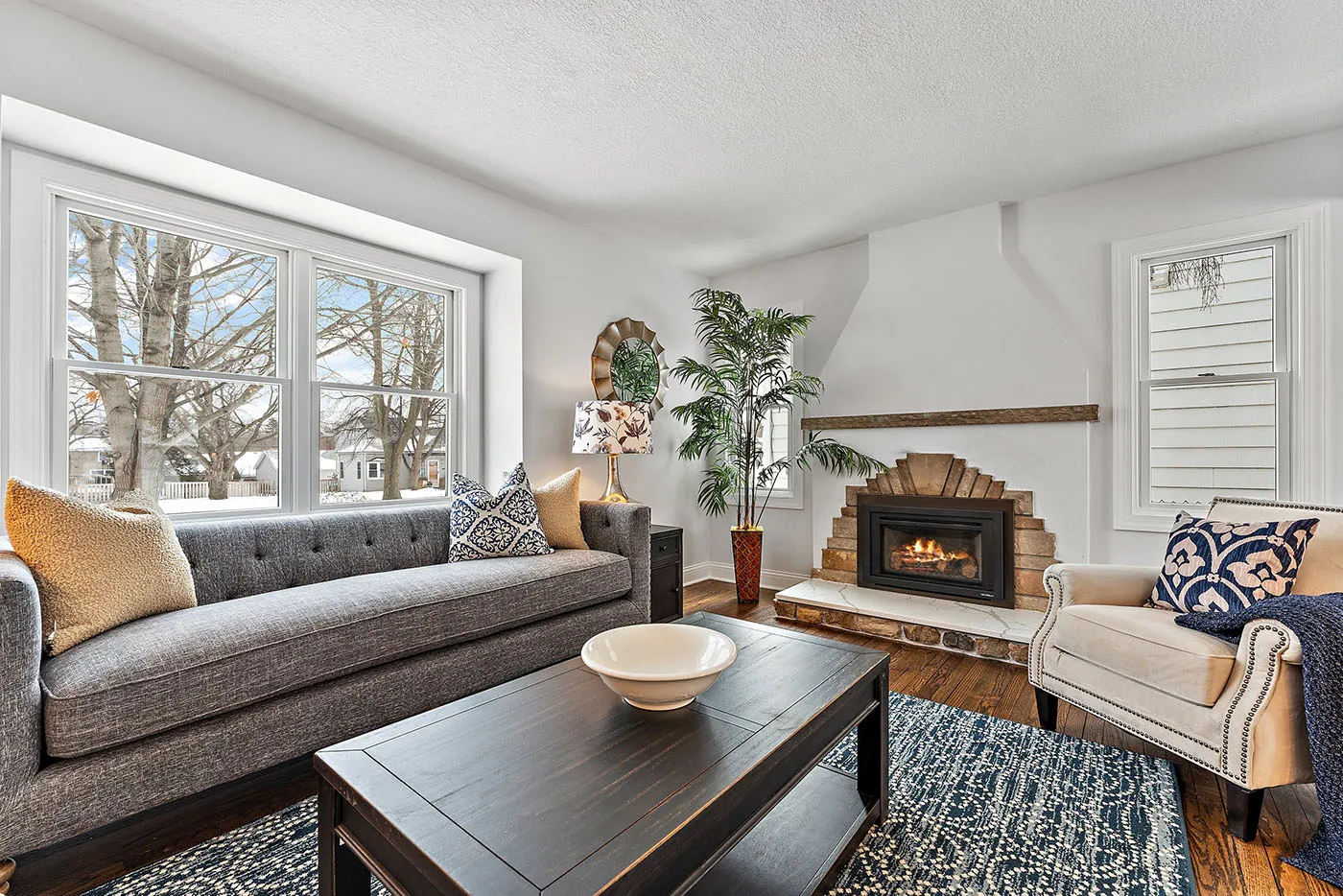 Living Area, after renovation